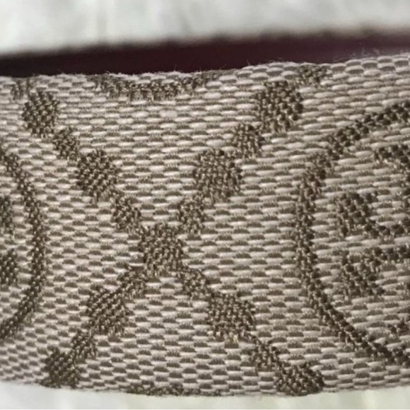 Tory Burch Tan and Brown Logo Headband - Picture 3 of 5